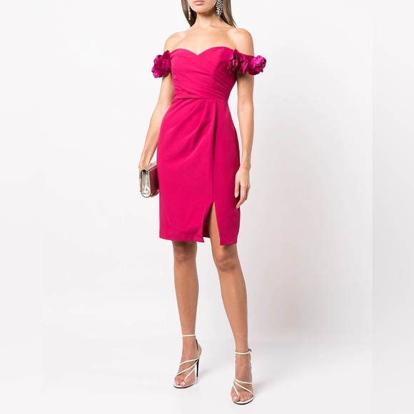 velvet dress corset PINK VELVET CORSET DRESS WITH SWAROVSKI CHAIN DETAIL